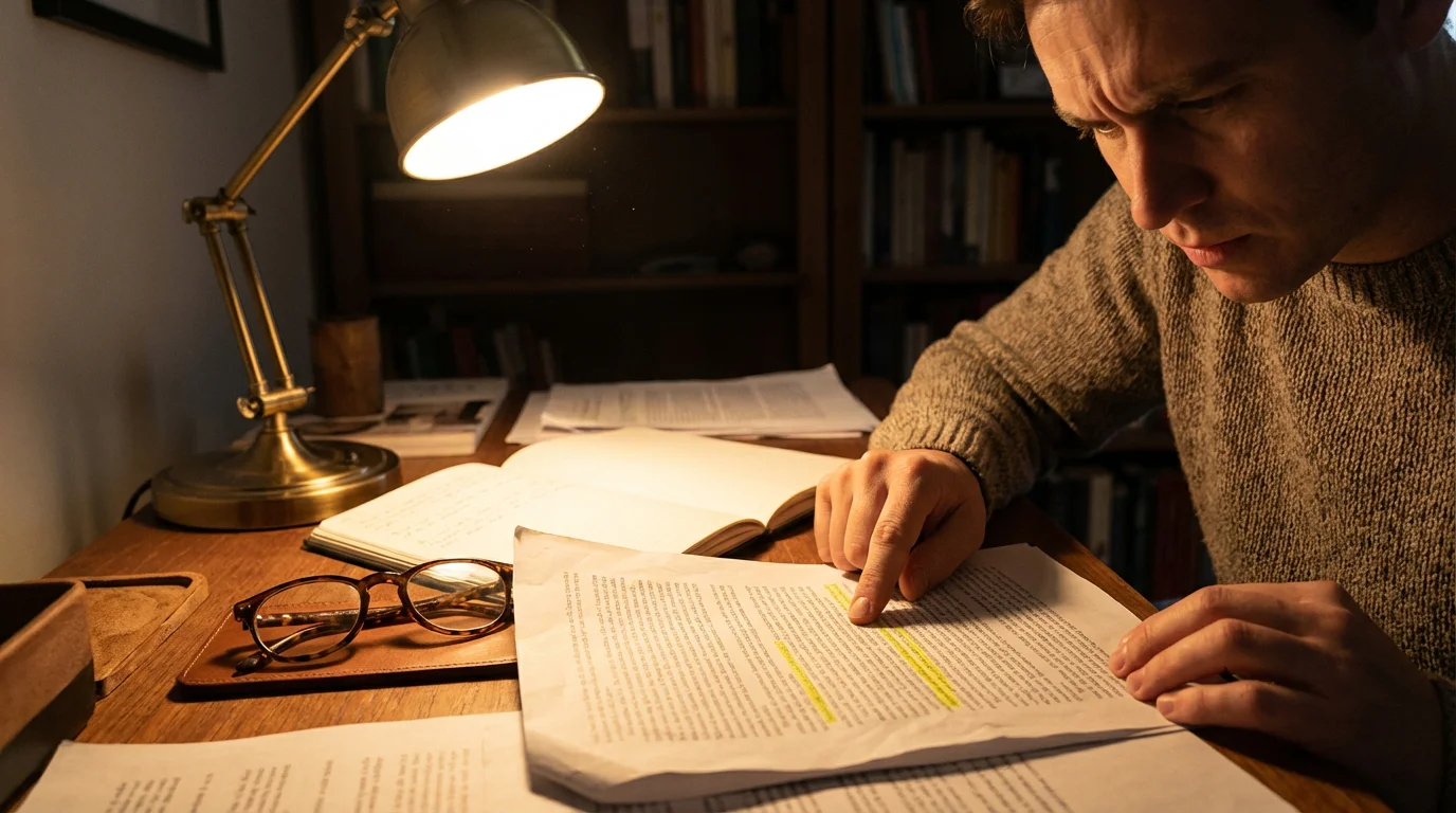 Casino bonus terms and conditions UK — person reading fine print of a bonus document