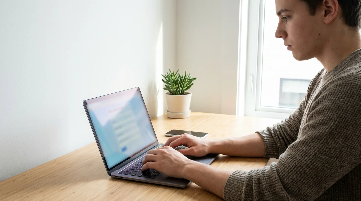 How to claim a no deposit casino bonus UK — player registering on a laptop